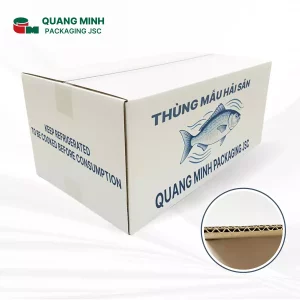 Hộp carton xuất khẩu hải sản đông lạnh
